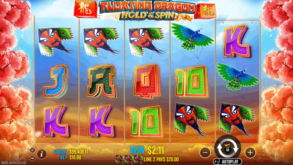 Floating Dragon Hold & Spin Base Game