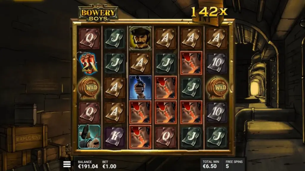 the bowery boys slot screenshot 3