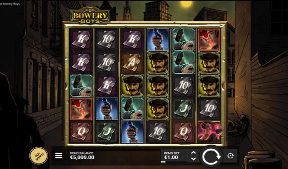 the bowery boys slot screenshot 2 
