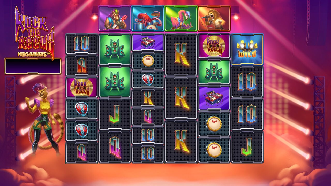 Rock The Reels Megaways Base Game