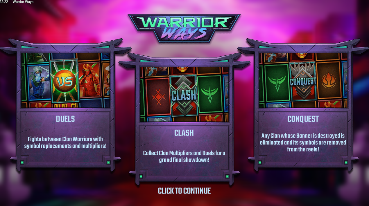 Warrior Ways Welcome Page
