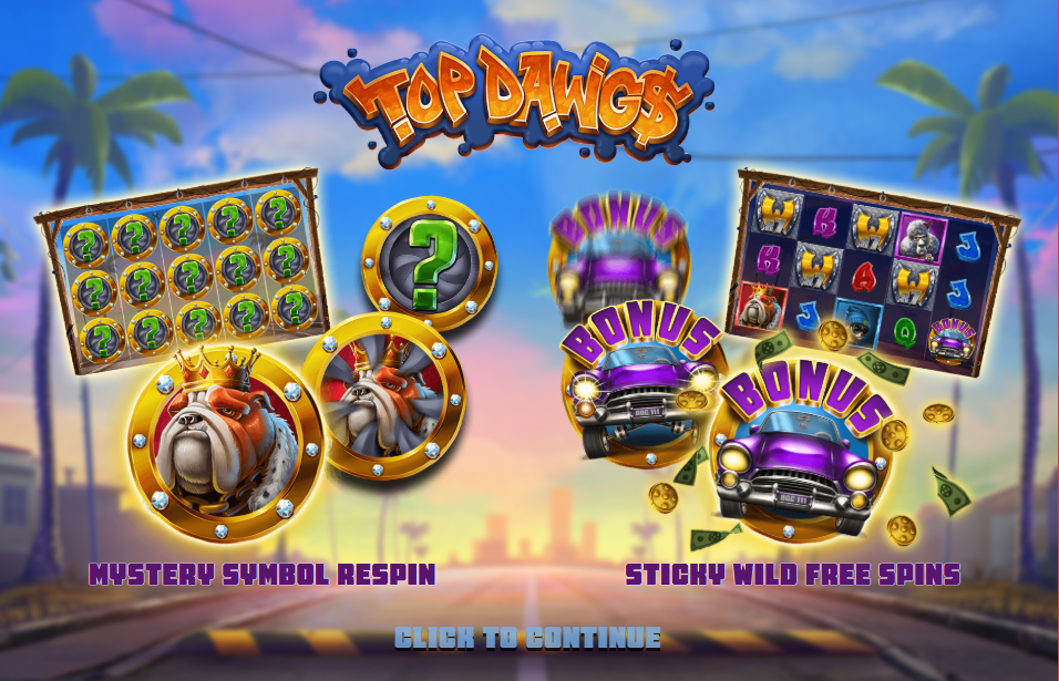 Top Dawgs Welcome Page