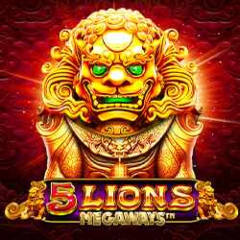 5 Lions Megaways Slot Logo2