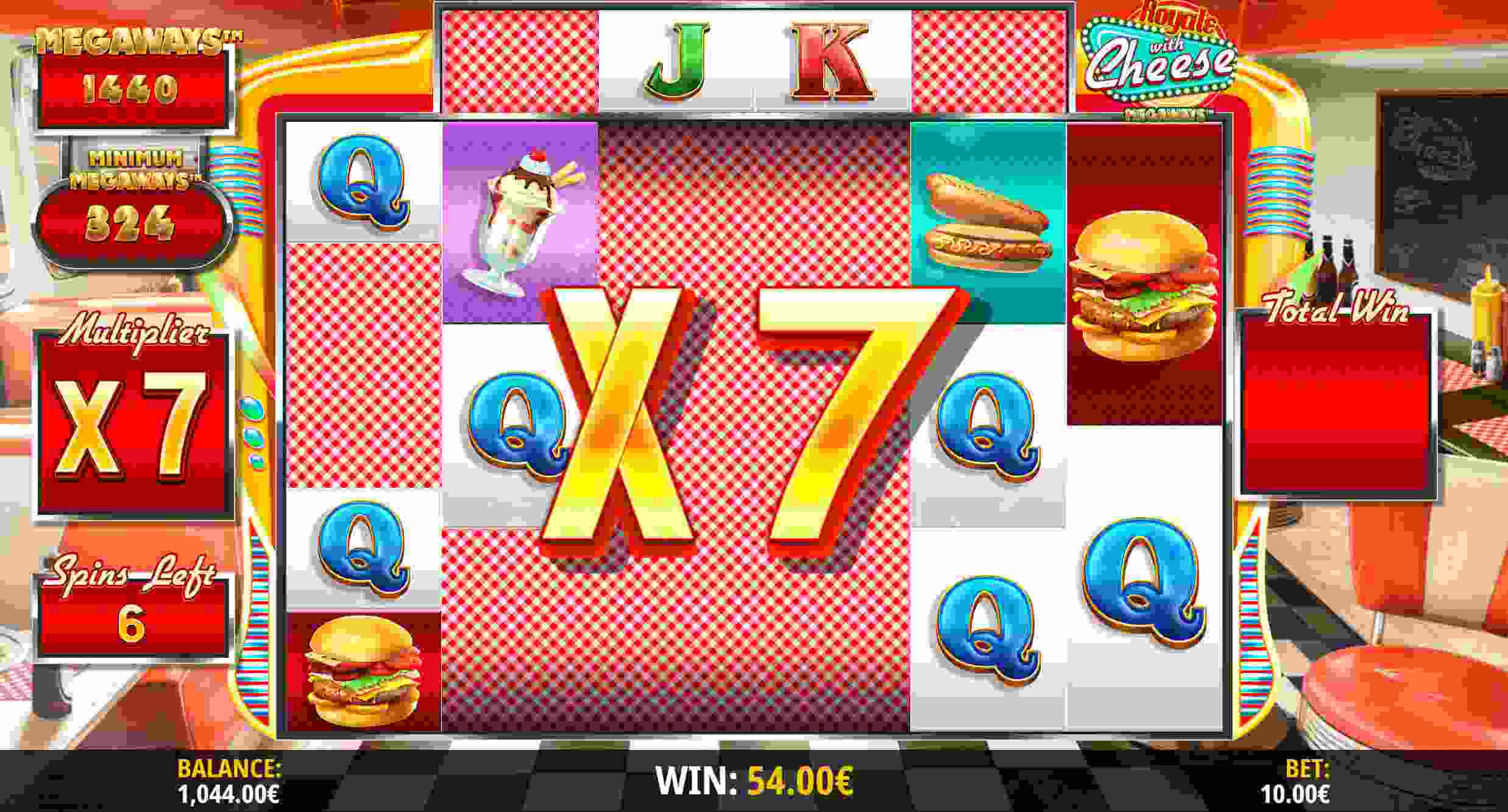 Royale with Cheese Megaways Free Spins
