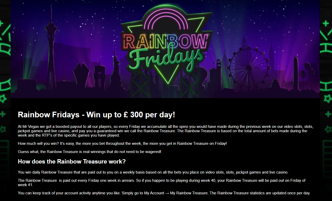 rainbow fridays promo