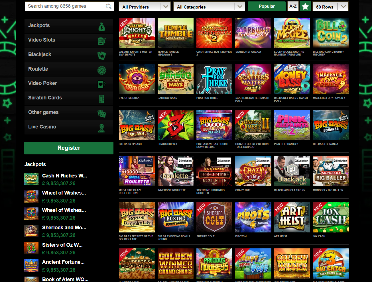 mrvegas slots