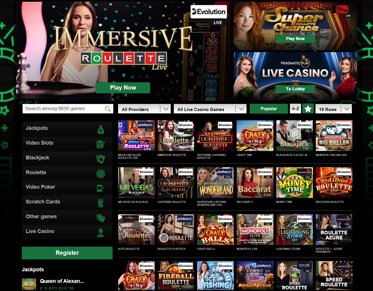 mrvegas live casino