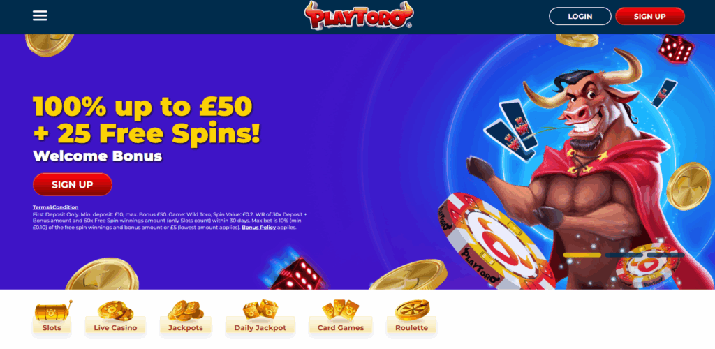 PlayToro Welcome Bonus
