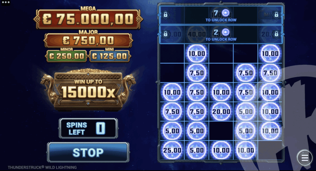 Thunderstruck Wild Lightning Big Win