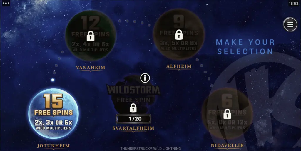 Thunderstruck Wild Lightning Free Spins