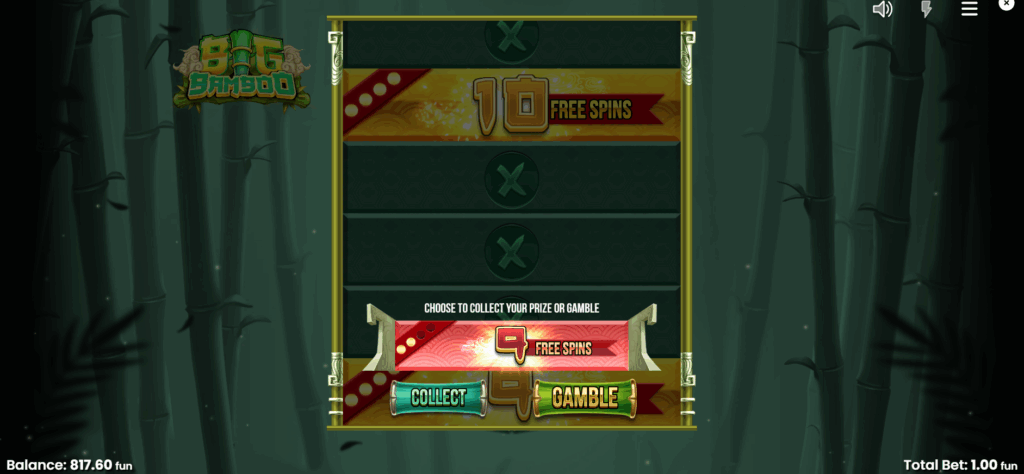 Big Bamboo Gamble Feature