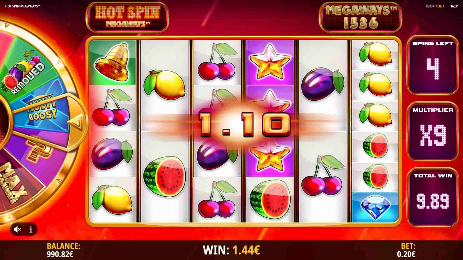 Hot Spin Megaways Free Spins