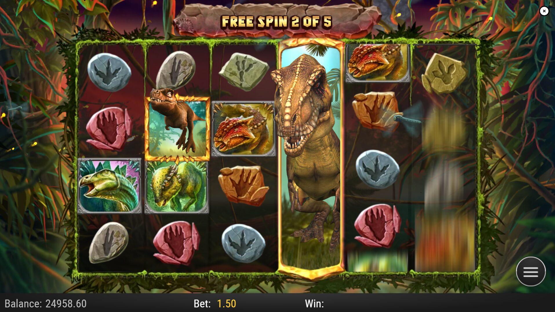 Raging Rex 2 Free Spins