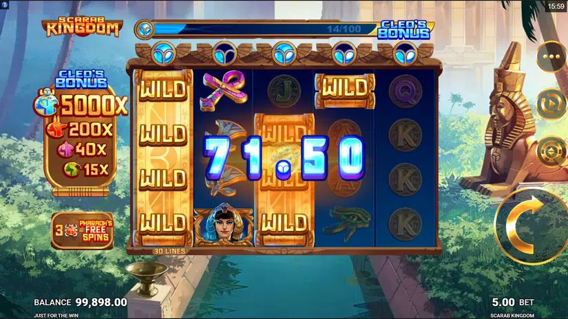 Scarab Kingdom Big Win