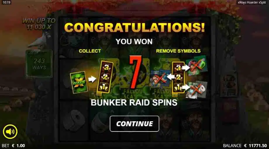 xWays Hoarder xSplit Slot Bunker Raid