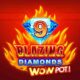 9 Blazing Diamond WowPot Slot Logo