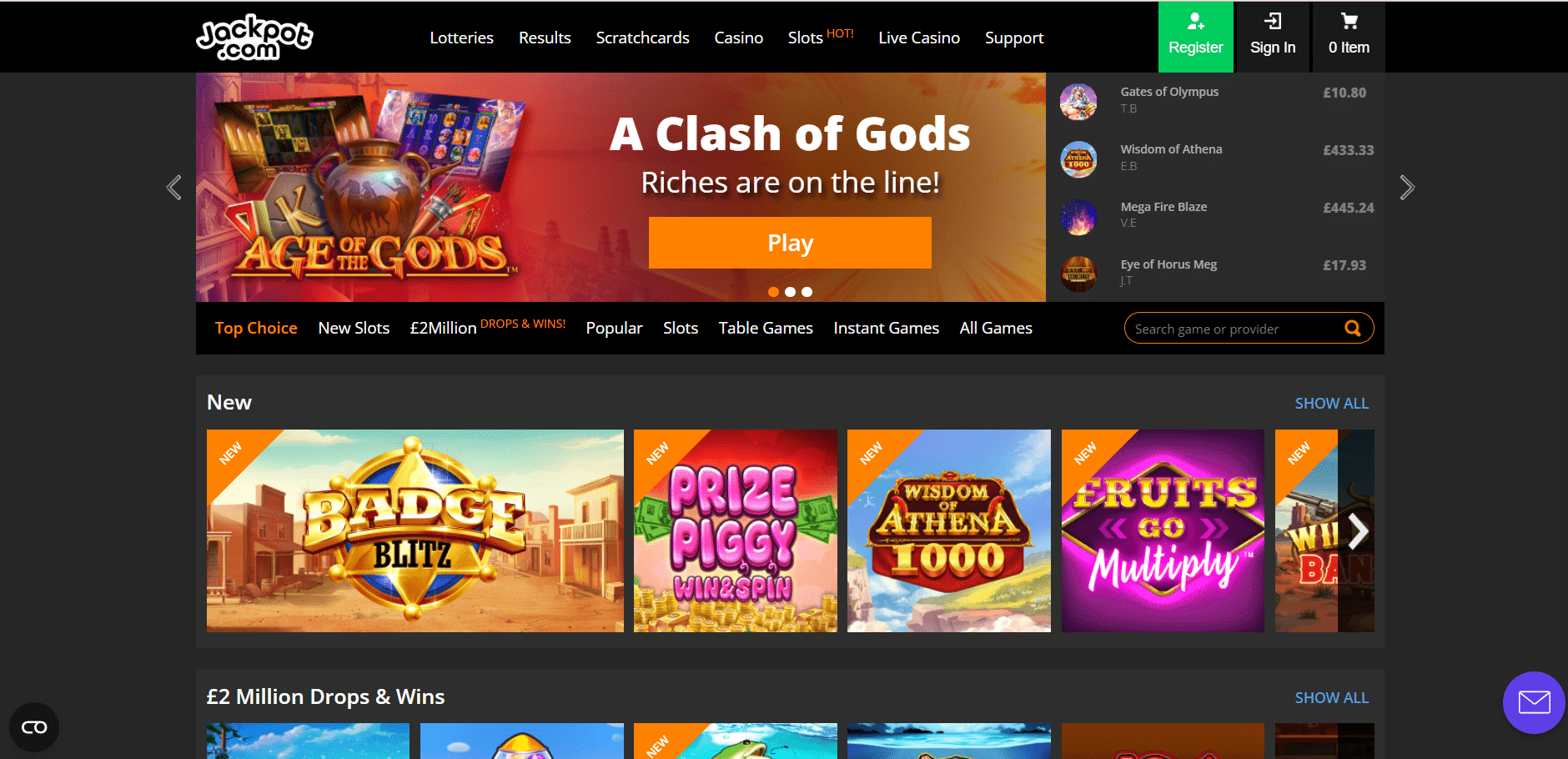 Jackpot.com Slots