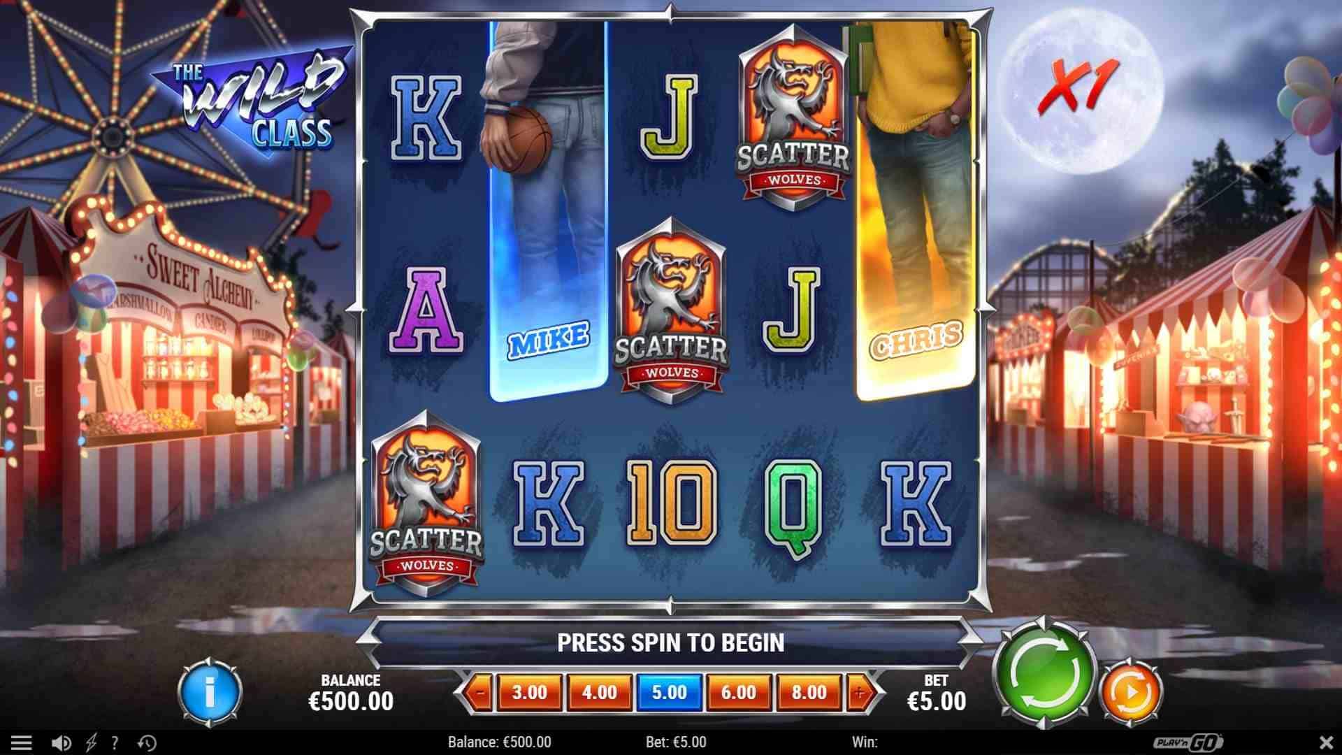 The Wild Class Slot Free Spins