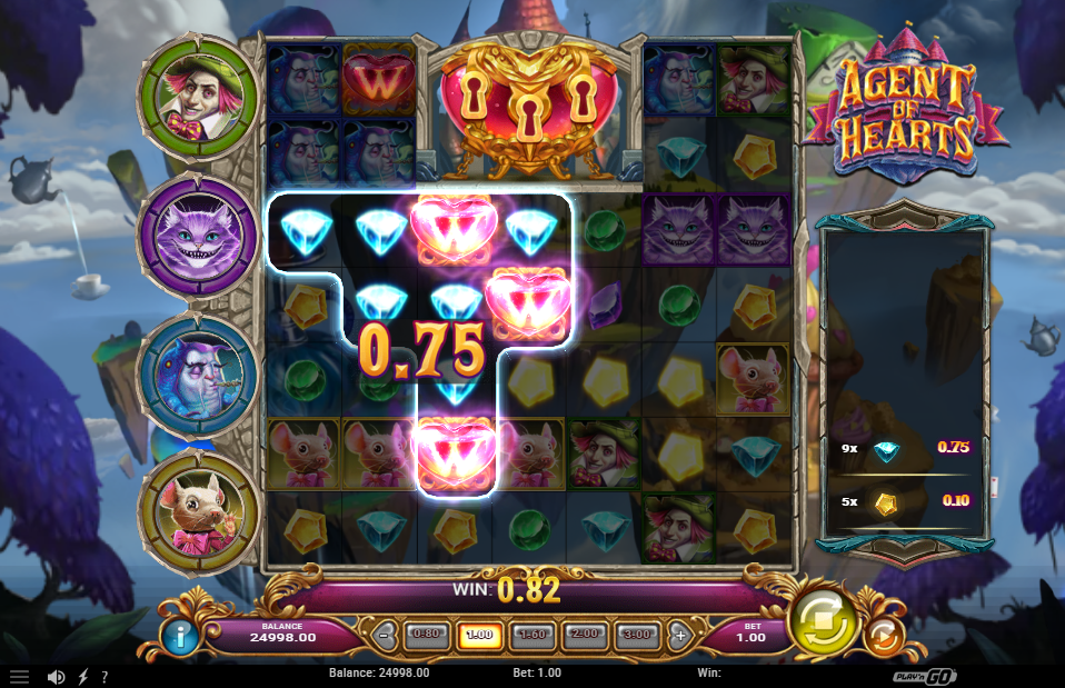 Agent of Hearts Big Win