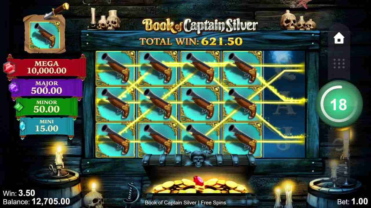 Book of Captain Silver Free Spins