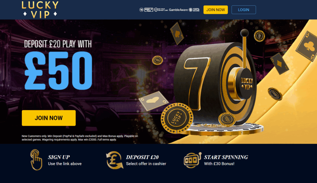 lucky vip new offer