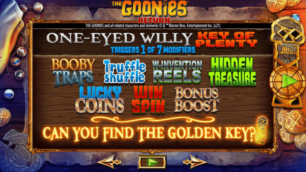The Goonies Return Bonus Features