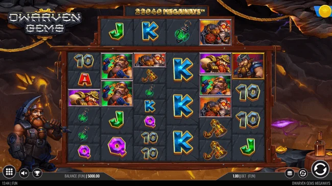 Dwarven Gems Megaways Base Game