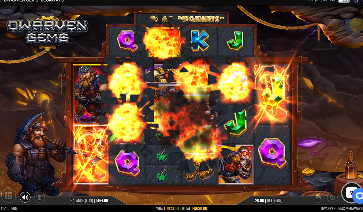 Dwarven Gems Megaways Big Win