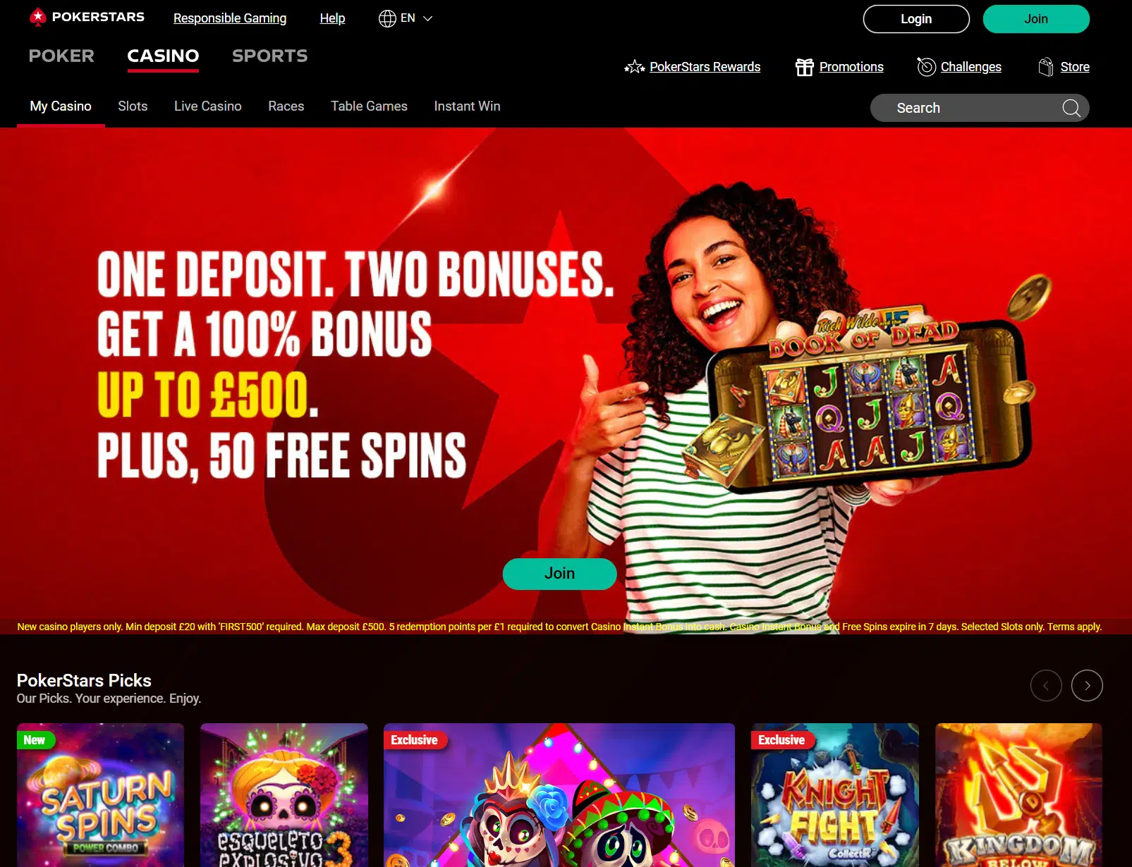 pokerstars hompeage