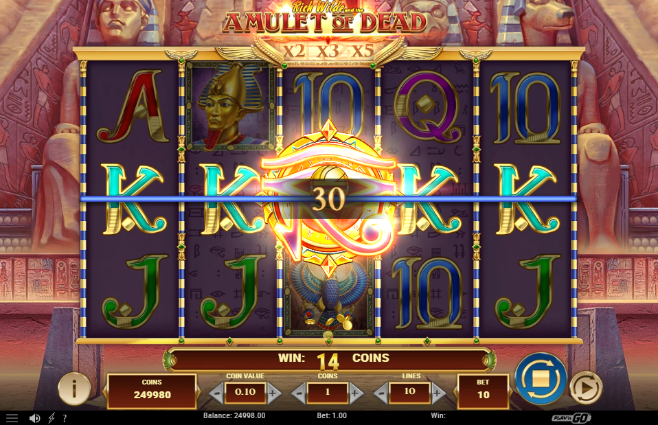 Rich Wilde and the Amulet of Dead Big Win