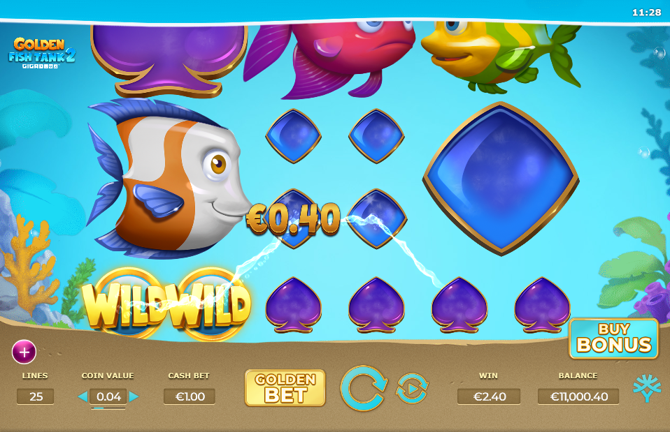 Golden Fish Tank 2 Gigablox Big Win