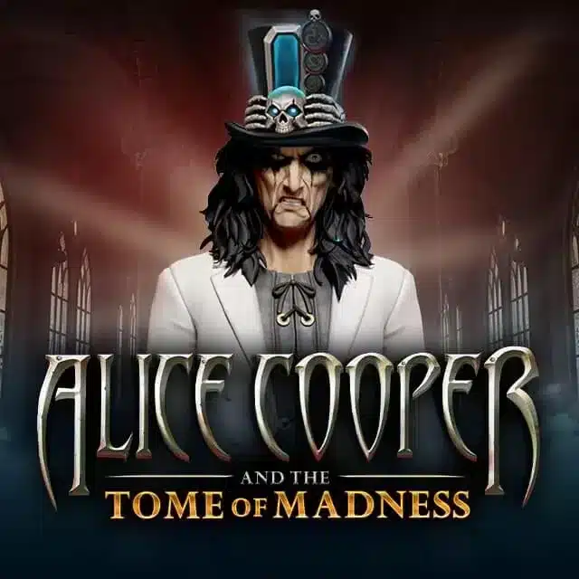 Alice Cooper and the Tome of Madness Slot Logo