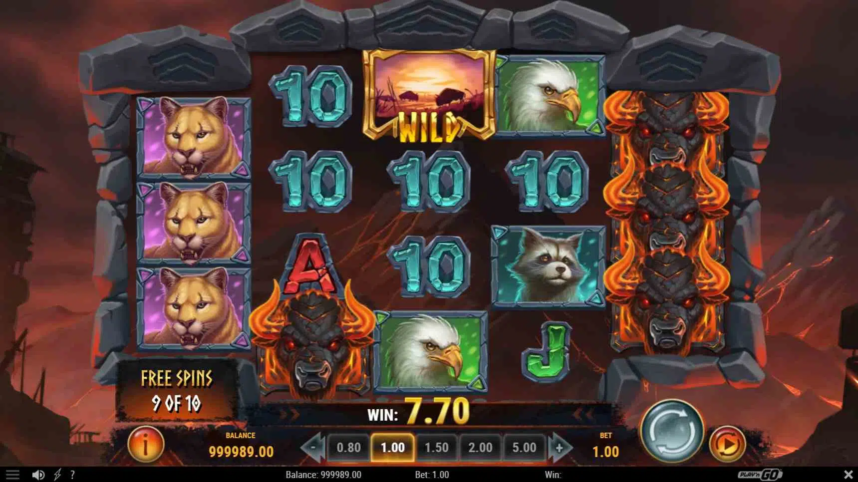 Beasts of Fire Slot Review | Play'n Go