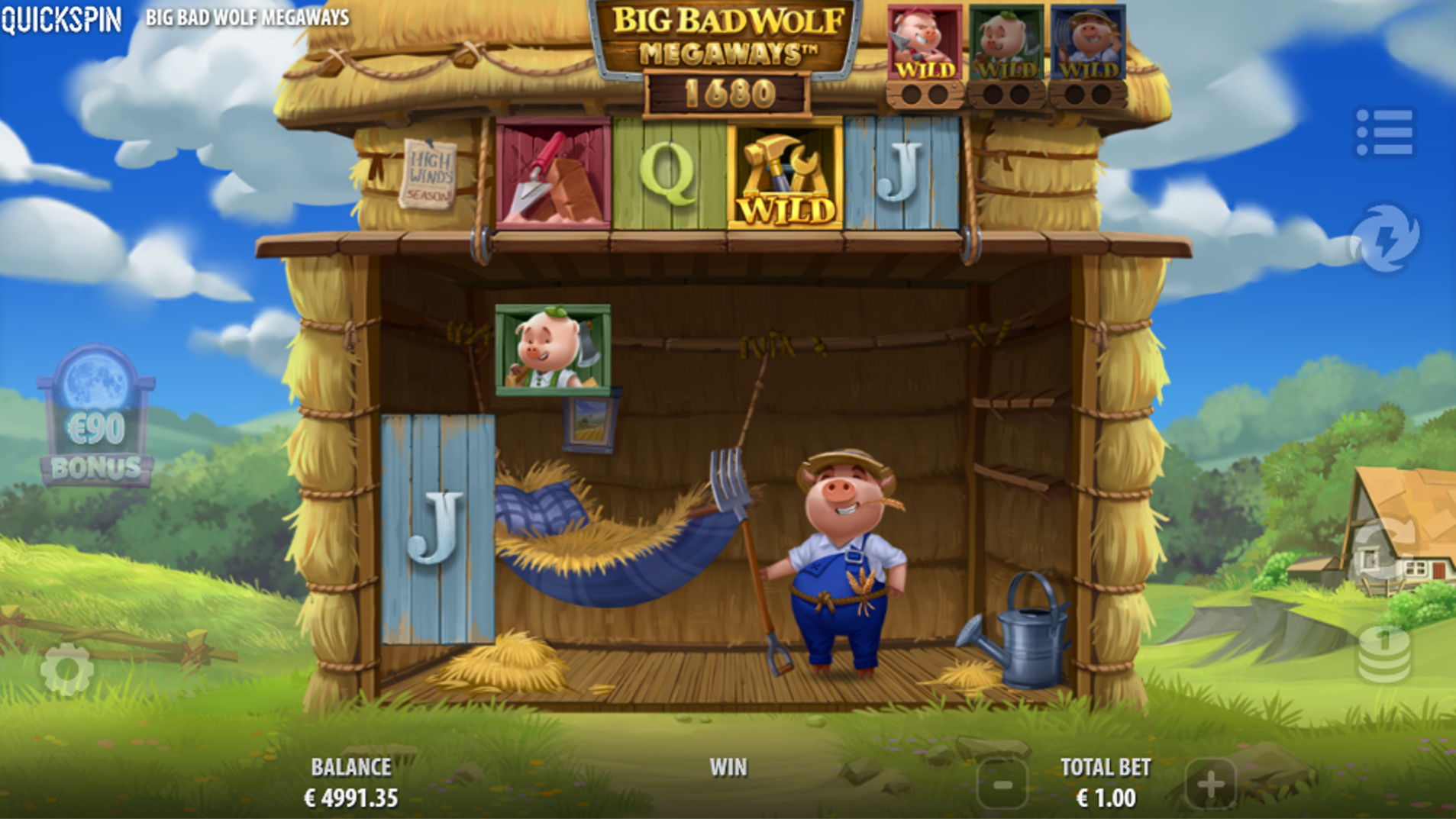 Big Bad Wolf Megaways Base Game