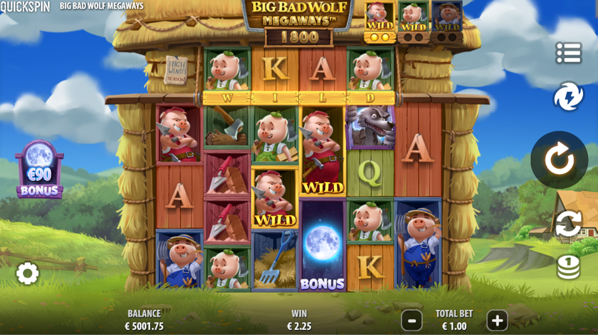 Big Bad Wolf Megaways Wilds