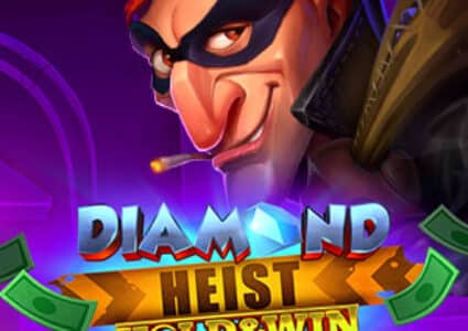 Diamond Heist Hold & WIn Slot Logo
