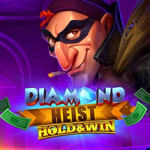Diamond Heist Hold & WIn Slot Logo