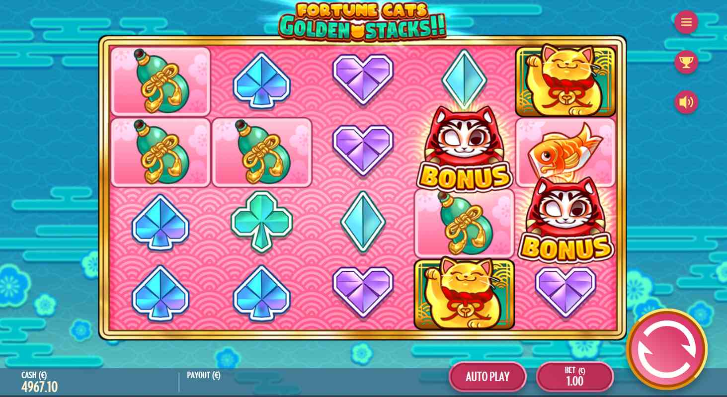 Fortune Cats Golden Stacks Base Game