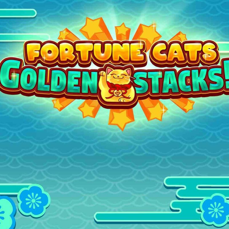 Fortune Cats Golden Stacks Slot Logo