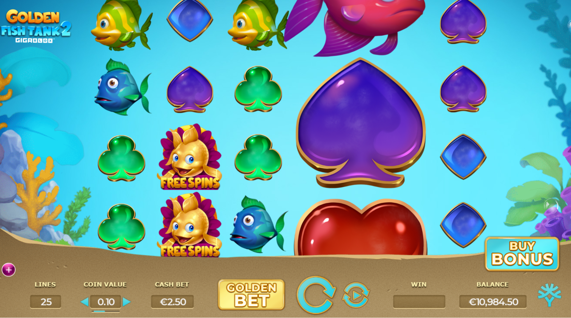 Golden Fish Tank 2 Gigablox Base Game