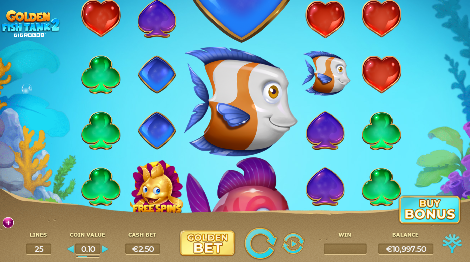 Golden Fish Tank 2 Gigablox Base Game