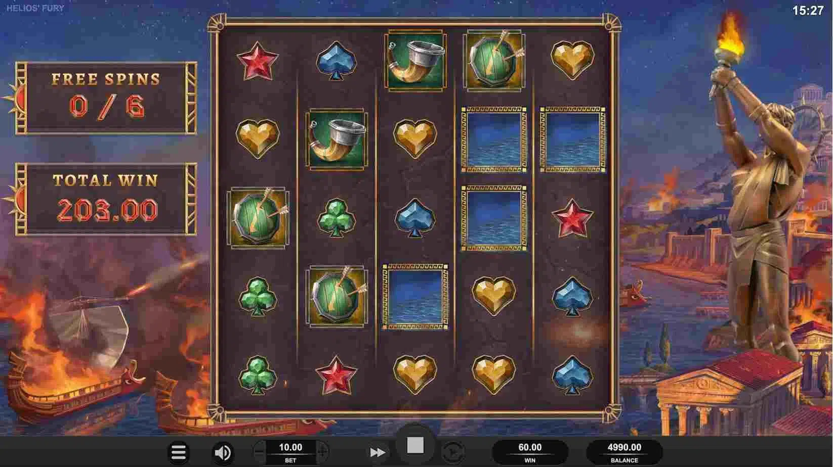 Helios Fury Free Spins