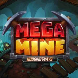 Mega Mine Nudging Ways Slot Logo