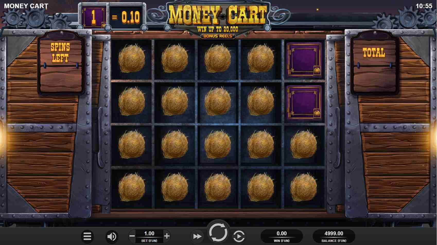 Money Cart Bonus Reels Base Game