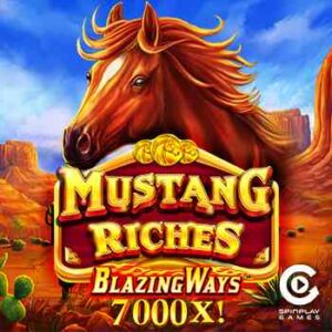 Mustang Riches Slot Logo