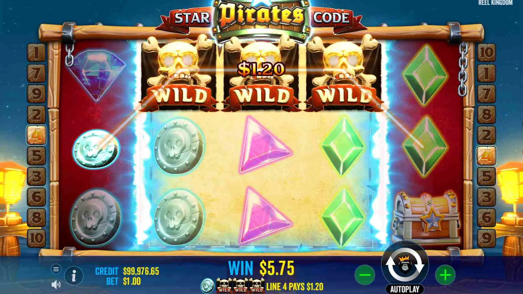 Star Pirates Code Respin Feature