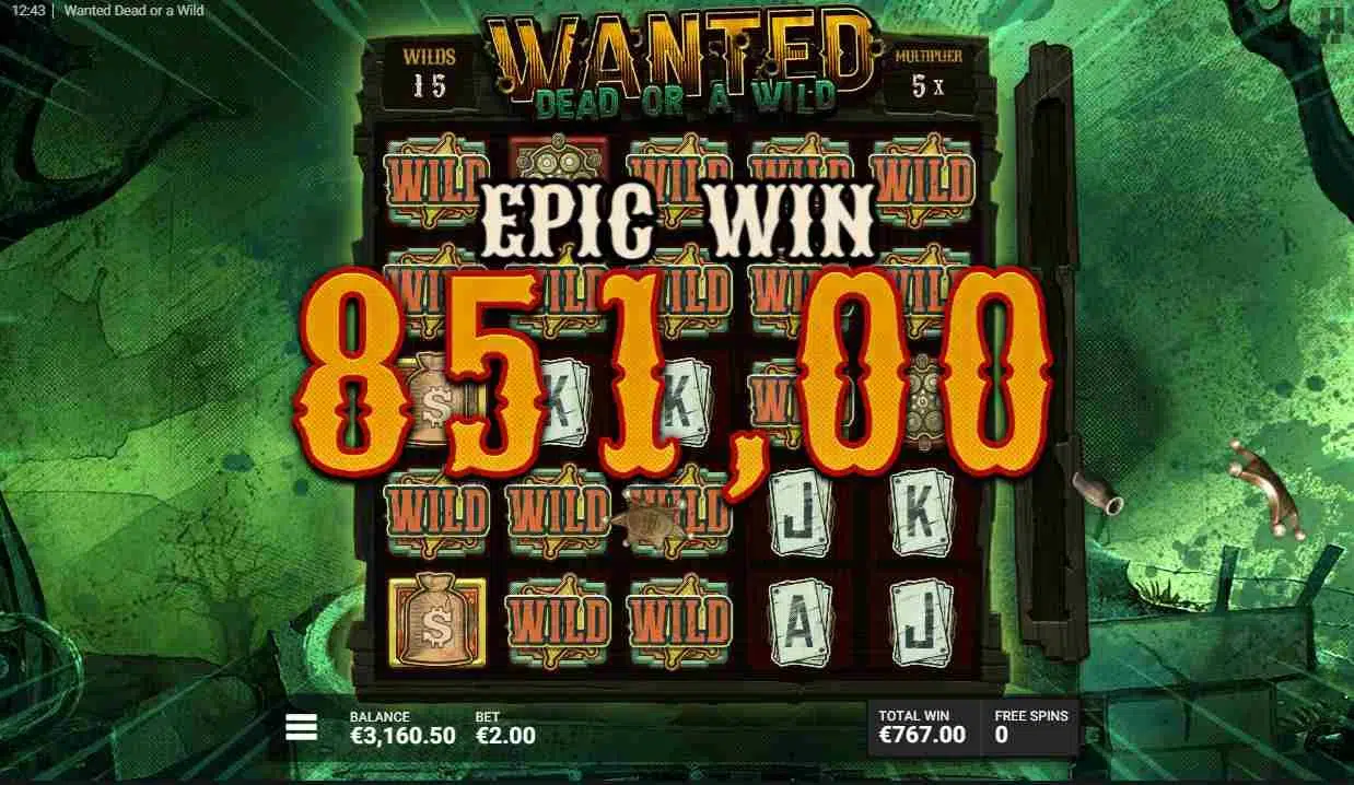 Wanted Dead or a Wild Dead Man's Hand Feature