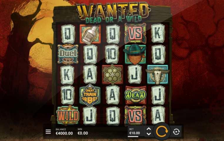 Wanted Dead or a Wild Slot Gameplay