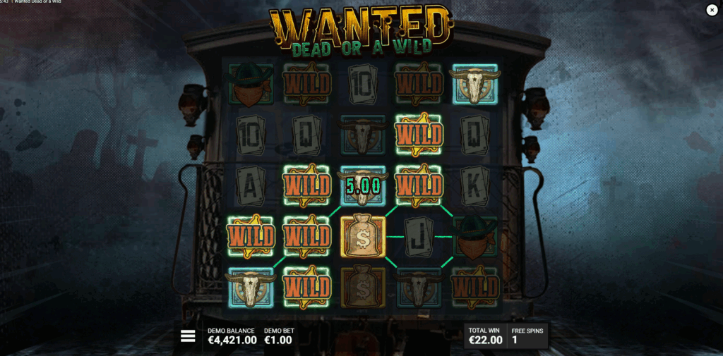 Wanted Dead or a Wild The Great Train Robbery Free Spins