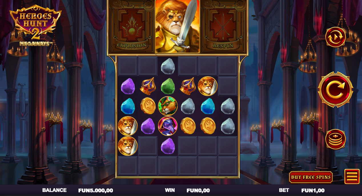 Heroes Hunt 2 Megaways Base Game